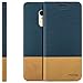 Produktbild zanasta Designs Tasche Xiaomi Redmi Note 4 - Hülle Flip Case Slim Schutzhülle Handytasche mit Kartenfach, Standfunktion | Blau