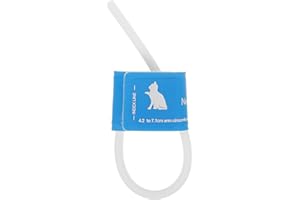 POPETPOP Manguito de presión arterial para mascotas, accesorios de reemplazo de muñeca universal veterinarios para mascotas, pulsera bp veterinaria, accesorios de cinta métrica, muñeca para mascotas