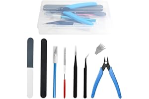 WMYCONGCONG 8 PCS Gundam Modello Tools Kit Modeler Strumenti di Base Hobby Building Tools Kit per edifici Auto Aerei Modello Assemblare Costruzione Riparazione e Fissaggio