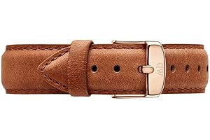Daniel Wellington Classic Durham, Correa Marrón/Oro Rosado, 18mm, Cuero, para Mujer y Hombre