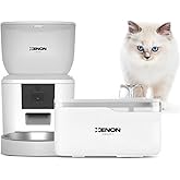 Xenon Smart Akıllı Otomatik Kedi K&ouml;pek Mama Kabı Programlanabilir Besleme Kasesi ve Su Pınarı Sebili 2'li Pet &Uuml;r&uuml;nleri Evcil 