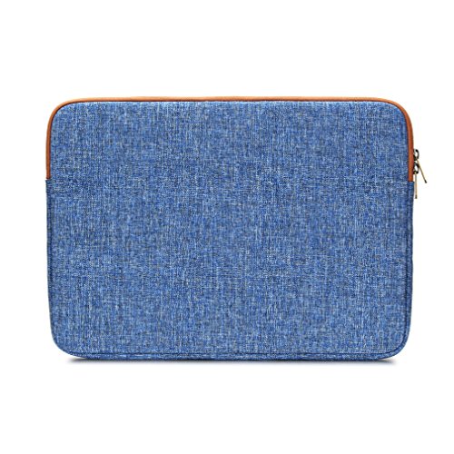 DOMISO 14 Zoll Einfachen Stil Laptoptaschen Business Laptop Notebook Hülle Sleeve Laptoptasche Sleeve Hülle Schutztasche , Blau - 3