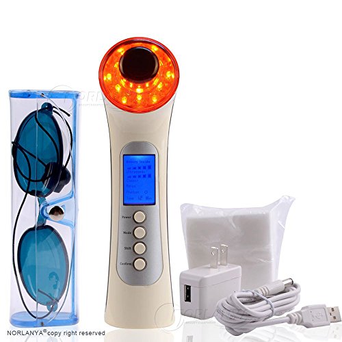 NORLANYA 5 In 1 Ultrasound Phototherapy LED Ion Skin Renewal Galvanic Rejuvenation Facial Toner