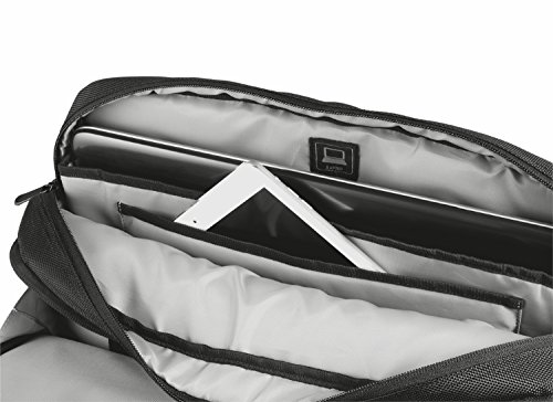 Trust Modena Notebooktasche (geeignet für 40,6 cm Laptops (16 Zoll), inkl. 2 Hauptfächern und 10 Zubehörfachern) schwarz - 6