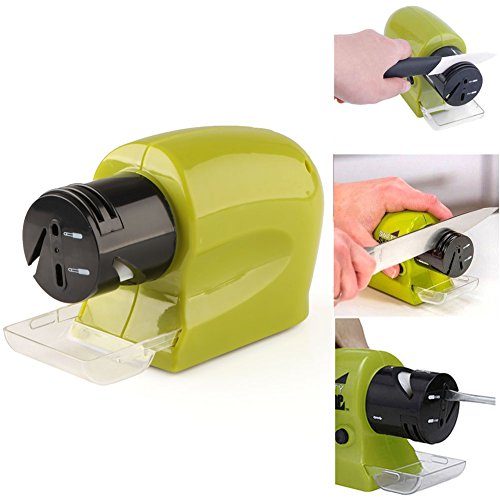 2 Stufen Multi Elektrischer Schärfgerät für Werkzeuge Geschirr Messerschärfer Sharpener - 2