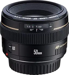 Canon EF 50mm f/1.4 USM Prime Lens for Canon DSLR Camera