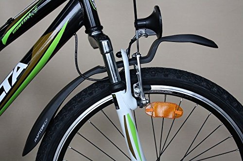 26 Zoll Mountainbike 18 Gang Shimano Vollgefedert Fahrrad mit Beleuchtung StVZO - 5