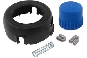 AISEN T35 Mähkopf Reparatursatz mit Kappe Schraube Hülse Druckfeder für HUSQVARNA 123L 128L 128R 128RJ 223L 323L 323LD 323R 324LX 325XL 326L Fadenkopf