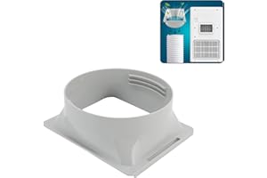 BUACHOIS Klimaanlagen Abluftschlauch Rohrverbinder,150mm/5,9 ZollKlimaanlagen Schlauchrohranschluss,Tragbarer Abgasschlauch Kanal Schnittstellenadapter AC Koppler für Auspuffschlauchkupplung für zu Hause