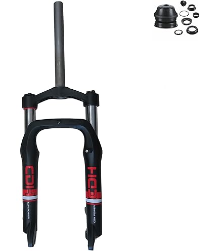 Fourche de vélo BMX 20 Pouces Pliable avec Amortisseur