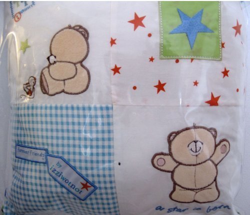 Forever Friends square Cushion - Little Star - Blue