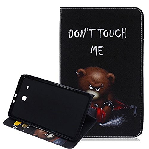 AYASHO® Samsung Galaxy Tab E 9.6 Hülle T560 T561 Case - Neue Ultra Schlank PU Leder Hülle Tasche Case Smart Shell Cover Schutzhülle Etui Tasche mit Standfunktion für Samsung Galaxy Tab E T560 / T561 / T565 (9,6 Zoll) Tablet, M21