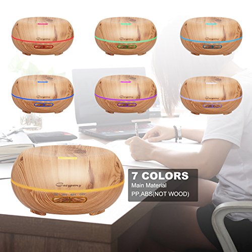 Aroma Diffuser 200ml Cozypony Luftbefeuchter Öl Diffusor Ultraschall Humidifier LED mit 7 Farben für Yoga Salon Spa Wohn-, Schlaf-, Bade- oder Kinderzimmer Hotel - 2