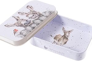 Wrendale Designs Aufbewahrungsdose, 9,5 x 6 cm, verschiedene Designs, „Hee Haw“-Design