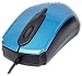 Produktbild Manhattan 177801 Edge USB-Maus (optisch, kabelgebunden, drei Tasten, Mausrad, 1000 dpi) blau