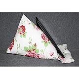 Lesekissen | Lesestütze | Sitzsack | passend für alle E-Book-Reader | Rosen