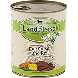 6 x Landfleisch Pur Pansen & Reis 800g