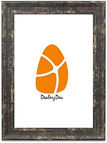 Shabby Chic Distressed Black Wood Wooden Effect Picture Poster Photo Frame Various Sizes A1 A2 A3 A4 (A4 (11.7" x 8.3") inches)