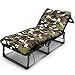 Produktbild CL & Vier Jahreszeiten Universal Klappliege abnehmbare Kissen Camouflage Haushalt Single Lazy Sofa tragbare Outdoor Klappbett, 2 Farben Schwerelosigkeit Stuhl (Color : B)
