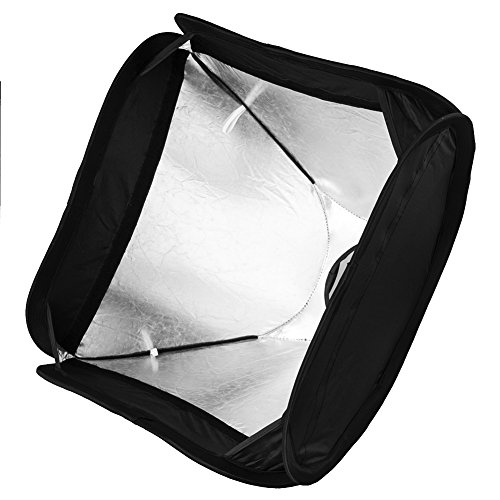 Neewer   Professionnel Protable Off-Appareil Photo Flash Softbox   Stand Kit pour Nikon SB900 SB800 SB600  Canon 580EX 580EXII 430EXII 430EX  Neewer TT860  TT850  TT560  Yongnuo  Nissin  Pentax  Olympus et autres Speedlite avec Universel Hotshoe  comprend   1  24  x24    60x60cm Speedlite Softbox    1  L-Bracket   Anneau de Flash    1  Couverture Ext  rieure Blanche    1  9 pi   260cm Photo Studio Lumi  re Tr  pied    1    tui