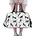 Produktbild Plosds Clever Monkey Cartoon Große Yoga Gym Totes Fitness Handtaschen Reise Seesäcke Schultergurt Schuhbeutel für die Übung Sport Gepäck für Mädchen Männer Womens Outdoor