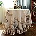 Produktbild Kreative Tischdecke Europäische runde Tabelle Tischdecke kleine runde Couchtisch Tischdecke Runde Stoff Tischdecke Runde Tischset Luxushaus Esstisch Tischdecke benutzerdefinierte Tischdecke zum Essen