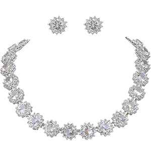 Tenye Cristallo Taglio Rotondo Cz Elegante Star Aprile Birthstone