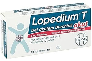 Lopedium T akut bei akutem Durchfall Tabletten 10 stk by HEXAL AG