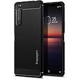 Spigen Rugged Armor Case Compatible with Sony Xperia 1 II - Matte Black