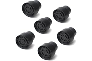 BEITESI Replacement Mini Trampoline Leg Cap Tips Trampoline Leg Cap Chair Leg Caps Replaceme nt Rubber Cap Tips Floor Pads for Mini Trampoline（Black）(4pack)