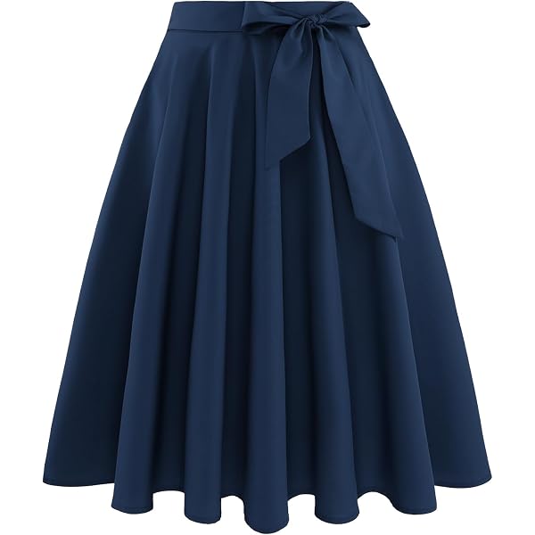 Jupe Vintage Femme Bbonlinedress - Courte Évasée Dentelle Genou Élastique Polyester