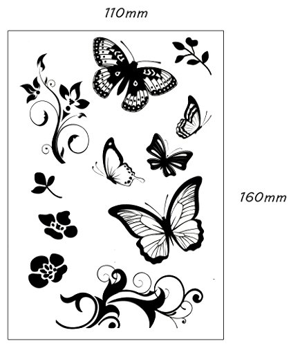 be fancy! Silikonstempel Set – Blumen Federn – Clear Stamps – Stempel – 56-teilig – transparent - 2