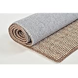 zxdg-polyester/algodón Plain Weave para salón o dormitorio estudio salón pasillo mesa de café restaurante alfombra, marrón., Algodón/poliéster, 40X120cm（1.3X3.9ft)