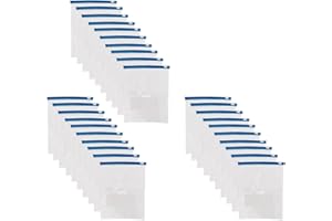 Sunmondo Zip Beutel 3l, wiederverwendbare Gefrierbeutel Zipper, 30 Stück, Druckverschlussbeutel