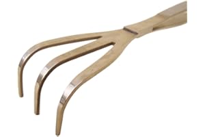 GENKI-BONSAI Bonsai Wurzelkralle mit Pinzette 21cm lang Profi Qualität Edelstahl Werkzeug Bonsaizubehör