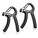 Price comparison product image Adjustable Grip, MMHDZ Adjustable Hand Grip Exerciser (10 - 40kg) - Strengthen Grip, Hand Squeezer, Forearm Grip, Hand Exercise, Gripper, Finger Strengthener (Black) (2PCS)