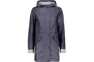 CMP Giacca Da Pioggia Da Donna Con Cappuccio Fisso Trench Donna