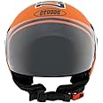 STUDDS CUB 07 Open Face Motorcycling Helmet (Black, XL)