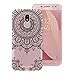 Produktbild Yokata Samsung Galaxy J7 2017 Hülle Transparent Weiche Silikon Handyhülle Schutzhülle TPU Handy Tasche Schale Etui Weich Silicone Bumper Ultra Dünn Slim Schlank Durchsichtig Handytasche Premium Kratzfest Clear Backcover Schutz für Galaxy J7 2017 (5,5 Zoll SM-J730F) Case Cover - Schwarze Mandala