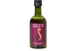 Cañada del Avestruz | Aceite de Oliva Virgen Extra de Jaén | Variedad Picual | Olive Oil Prensado en Frío | Ideal para consumo en crudo | Sabor Intenso y Afrutado | 500ml