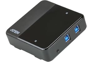 ATEN US3324 2-Port USB zu USB-C Sharing Schwarz