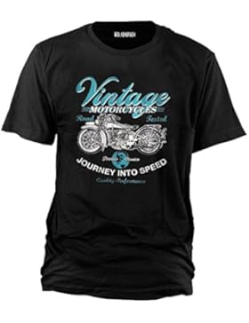 Wolkenbruch® Herren T-Shirt Vintage Motorcycles Road Tested, Gr.S - XXXXXL