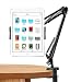 Produktbild MoKo Handy/Tablet Ständer für 4-10.5" Tablet Kompatibel mit iPad Mini 5th Gen, iPad Air 3, Mini 4, iPad 9.7/10.5, 360 Verstellbar Long Arm Lazy Pad Halterung Desktop Stand für Büro Küche Bett,Schwarz
