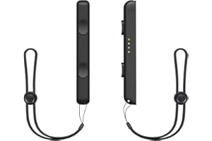 FIEHDUW Wrist Straps for Switch Joycon 1 Pair, Portable Replacement for Switch Controller Strap, Joy Con Wrist Straps with Automatic Lock and Adjustable Tightness (Black)