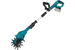 OHYES Zappa e coltivatore a batteria, motore elettrico, compatibile con batteria Makita 18 V Max per giardino e prato (batteria non inclusa)
