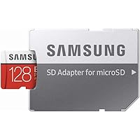 SAMSUNG MicroSDXC 128GB with SD Adapter for MicroSD