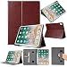 Produktbild MMLC iPad Pro 112018 Hülle Leather Wallet Card Stand Case Cover with Pencil Holder (Wine)