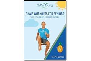 Grow Young Fitness Weight Loss Jump Start Exercises for Seniors - Chair Workouts from Home - Simple Safe Effective Back to Basics Workout DVD for Elderly