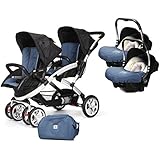 Casualplay Match 2 Stwinner - Silla paseo y accesorios, color azul grisáceo