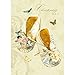 Baby 'Christening Day' little shoes greetings card
